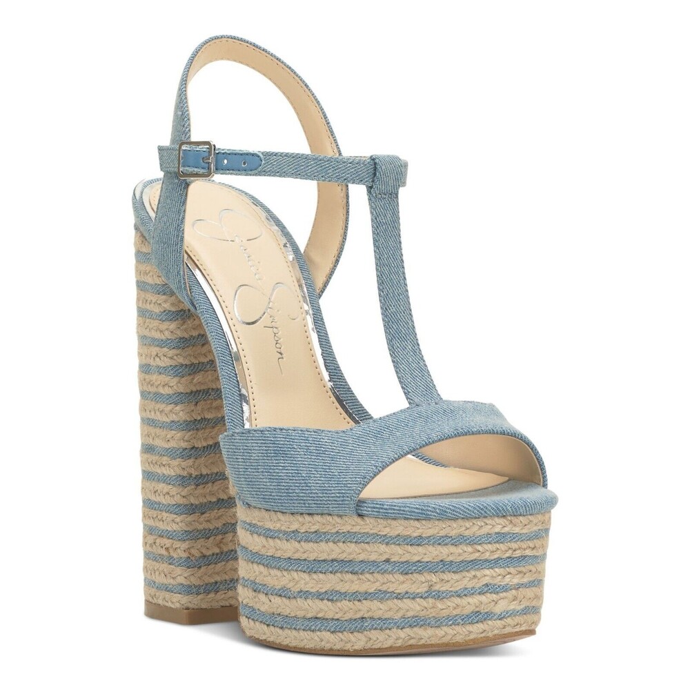 Jessica Simpson Blue Platform Sandals